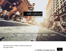 Tablet Screenshot of mrgroup.no